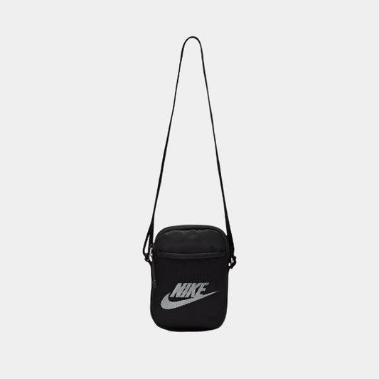 Nike Heritage Crossbody Shoulder Bag Black - Black - White-Black Sheep Skate Shop