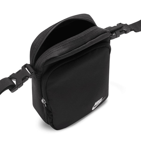 Nike Heritage Crossbody Shoulder Bag Black - White-Black Sheep Skate Shop