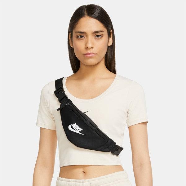 Nike Heritage Waist Pack Bag Black - White-Black Sheep Skate Shop