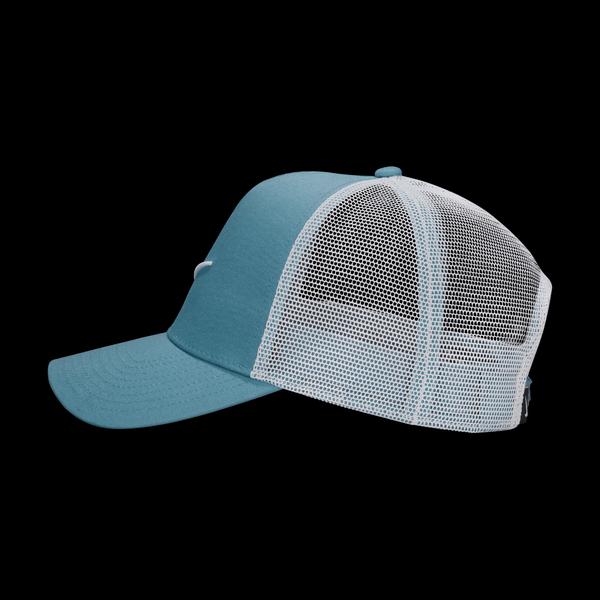 Nike Rise Structured Trucker Hat Smokey Blue - White - White-Black Sheep Skate Shop