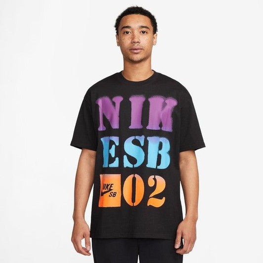 Nike SB 2002 Stencil Skate Tee Black-Black Sheep Skate Shop