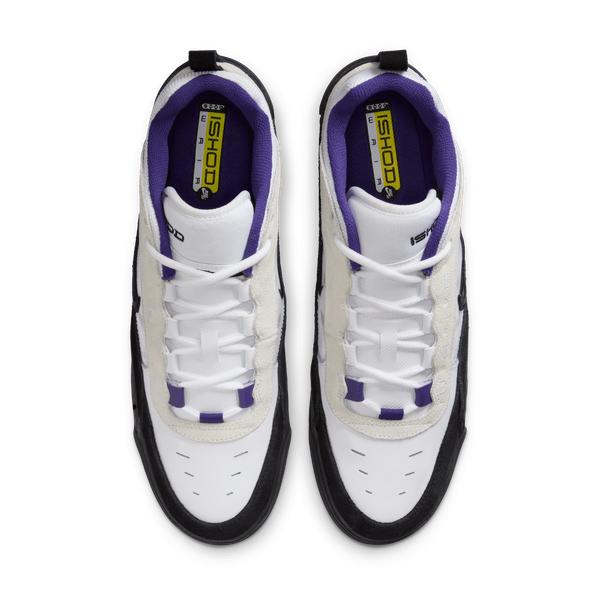 Nike SB Air Max Ishod White - Black - Court Purple-Black Sheep Skate Shop
