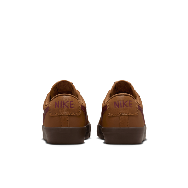 Nike SB Blazer Low PRO GT Light British Tan - Dark Team Red-Black Sheep Skate Shop