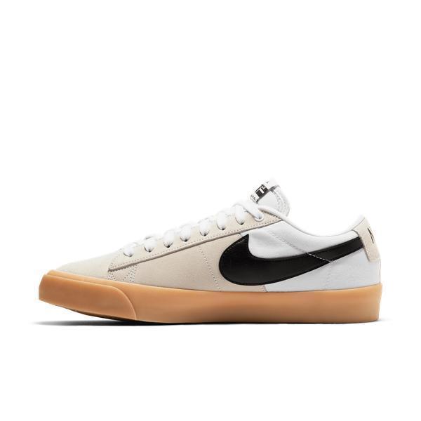 Nike SB Blazer Low PRO GT White - Black - Gum-Black Sheep Skate Shop