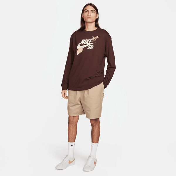 Nike SB "City of Love" Long Sleeve Skate Tee Brown-Black Sheep Skate Shop