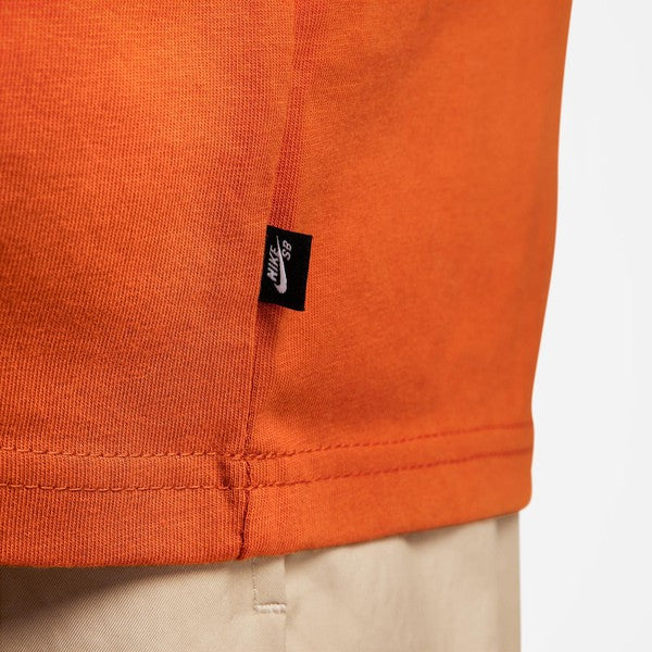 Nike SB Classic Logo Skate Tee Campfire Orange-Black Sheep Skate Shop