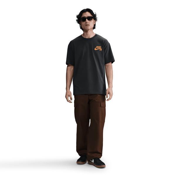 Nike SB Classic Logo Skate Tee Dark Smoke Grey-Black Sheep Skate Shop
