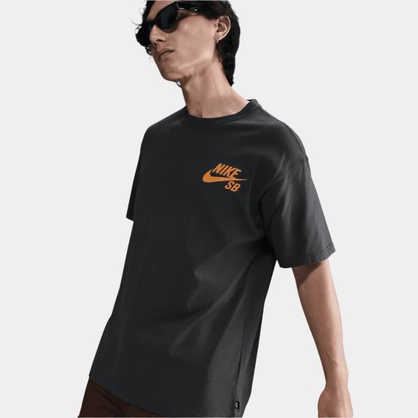 Nike SB Classic Logo Skate Tee Dark Smoke Grey-Black Sheep Skate Shop