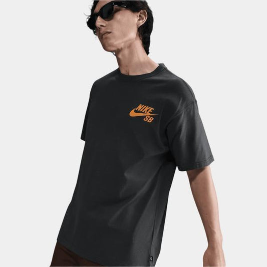 Nike SB Classic Logo Skate Tee Dark Smoke Grey-Black Sheep Skate Shop