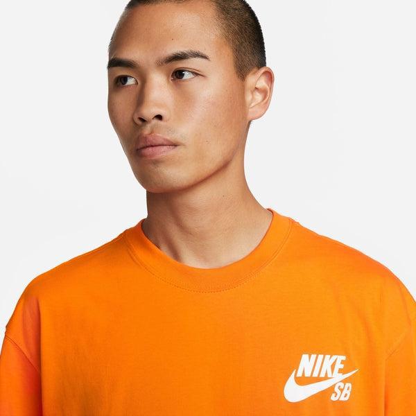 Nike SB Classic Logo Skate Tee Safety Orange-Black Sheep Skate Shop