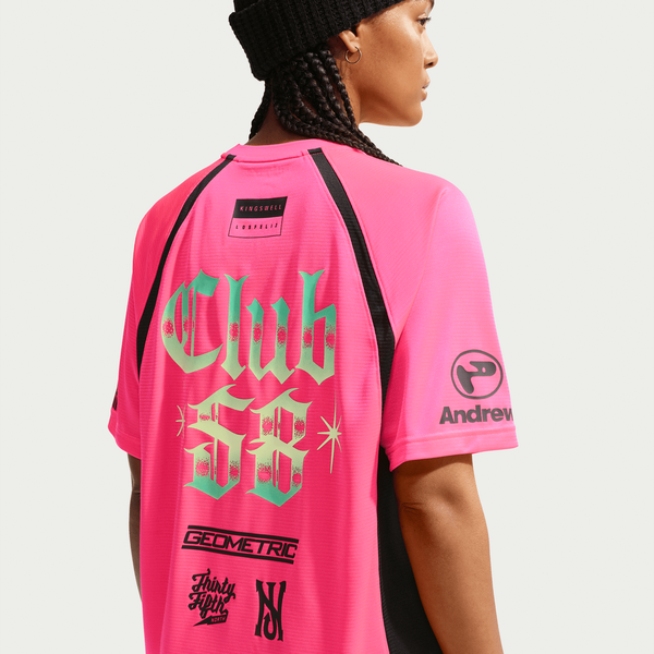 Nike SB "Club 58" FC Pack Short Sleeve Skate Jersey Hyper Pink - Black-Black Sheep Skate Shop