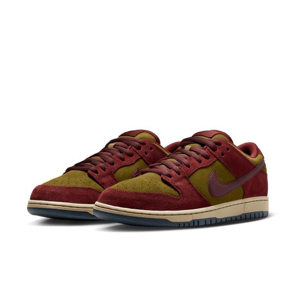 Nike SB Dunk Low Pro Dark Team Red - Burgundy Crush - Olive Flak-Black Sheep Skate Shop