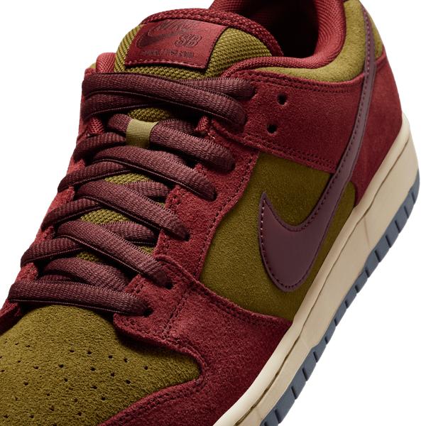 Nike SB Dunk Low Pro Dark Team Red - Burgundy Crush - Olive Flak-Black Sheep Skate Shop