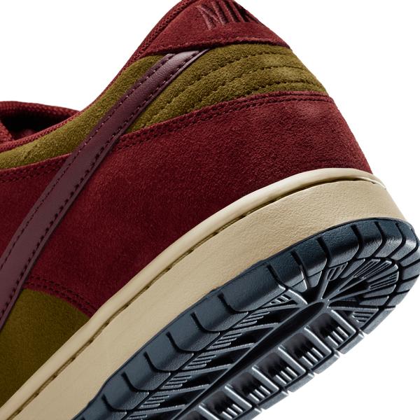 Nike SB Dunk Low Pro Dark Team Red - Burgundy Crush - Olive Flak-Black Sheep Skate Shop