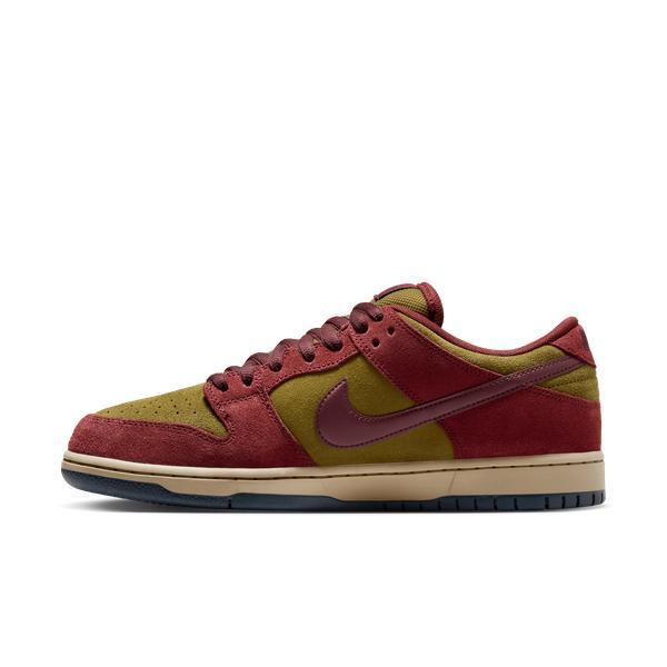 Nike SB Dunk Low Pro Dark Team Red - Burgundy Crush - Olive Flak-Black Sheep Skate Shop