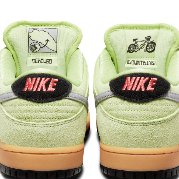 Nike SB Dunk Low Pro "Verdugo Mountain" Light Liquid Lime - Wolf Grey - Black-Black Sheep Skate Shop
