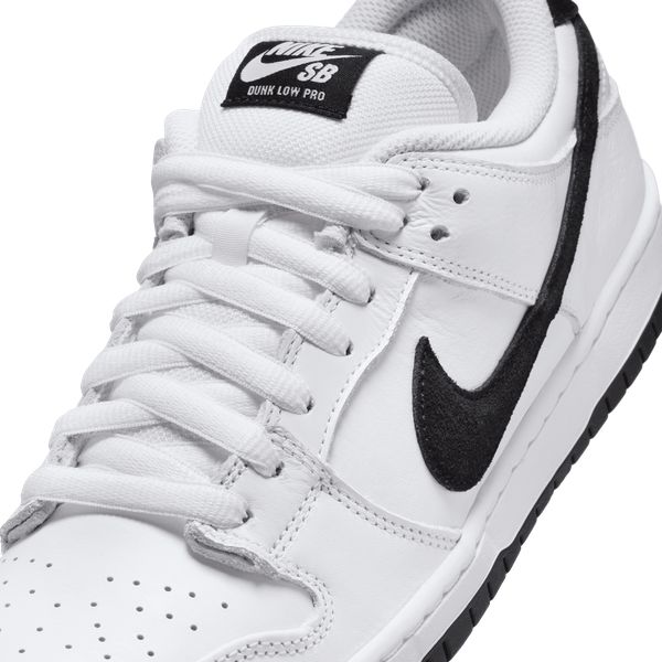 Nike SB Dunk Low Pro White - Black - Black-Black Sheep Skate Shop
