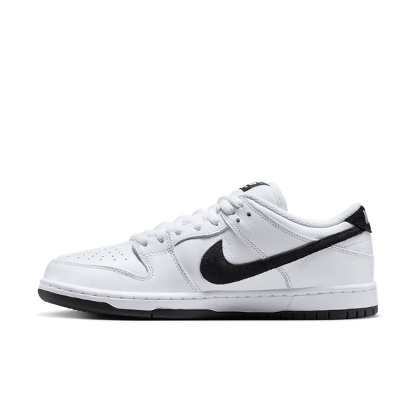 Nike SB Dunk Low Pro White - Black - Black-Black Sheep Skate Shop