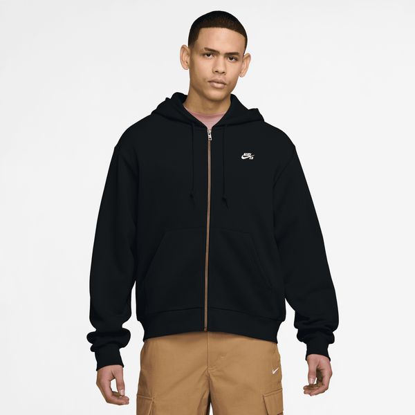 Nike SB Essential Zip Logo Hoodie Black XL