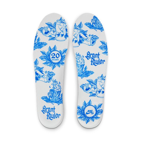 Nike SB Grant Taylor 20 Years Blazer Low Pro GT Premium Summit White - Game Royal-Black Sheep Skate Shop