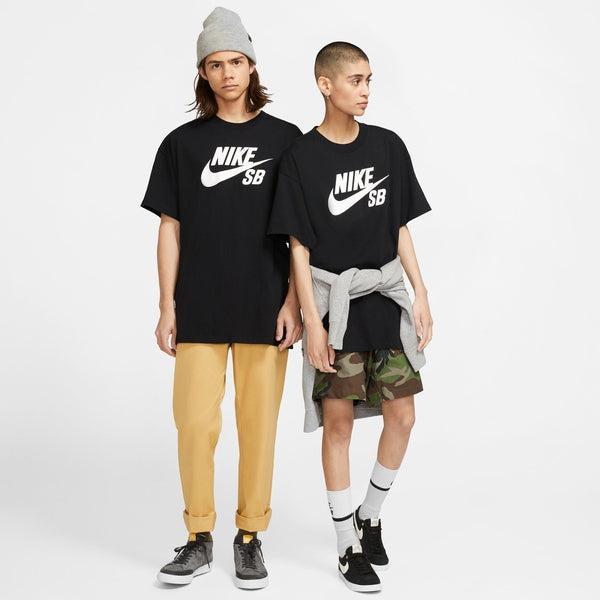 Nike SB Logo Skate Tee Black - White-Black Sheep Skate Shop