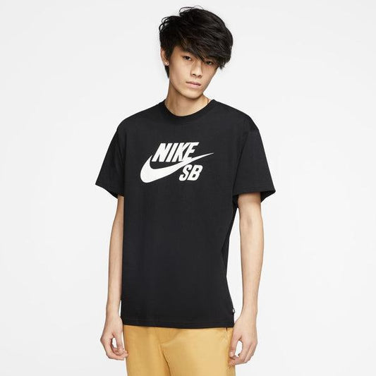 Nike SB Logo Skate Tee Black - White-Black Sheep Skate Shop
