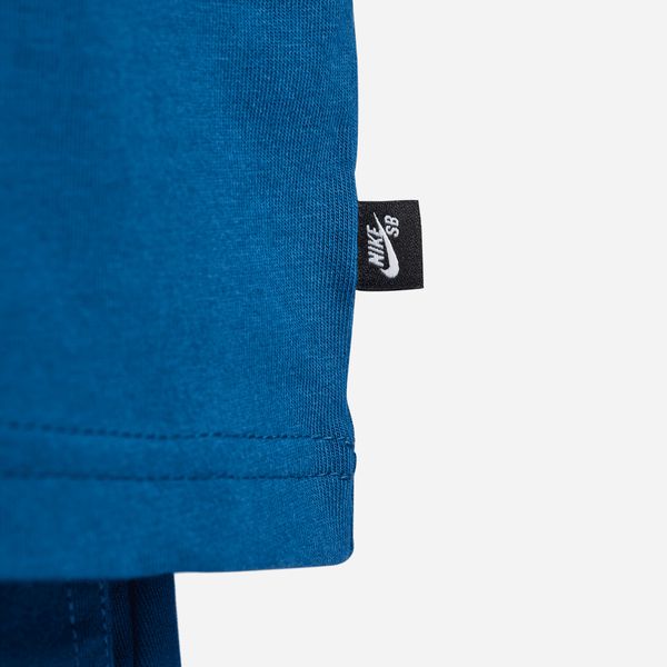 Nike SB Logo Skate Tee Court Blue-Black Sheep Skate Shop