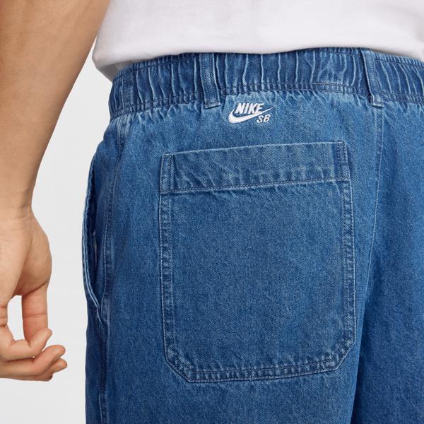 Nike SB Loose Double Knee Denim Skate Pants Diffused Blue - White-Black Sheep Skate Shop