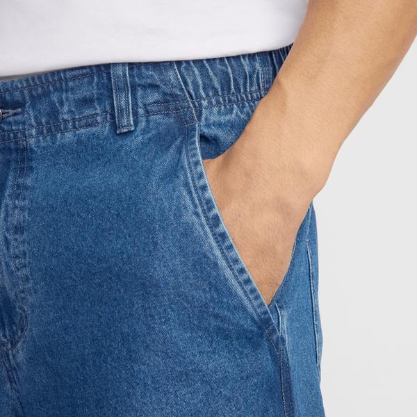Nike SB Loose Double Knee Denim Skate Pants Diffused Blue - White-Black Sheep Skate Shop