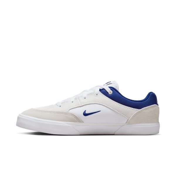 Nike SB Malor Skate Shoes White - Deep Royal Blue - Platinum Tint-Black Sheep Skate Shop