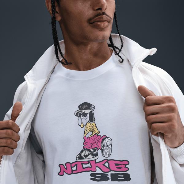Nike SB Max90 Dog Graphic Skate Tee White-Black Sheep Skate Shop