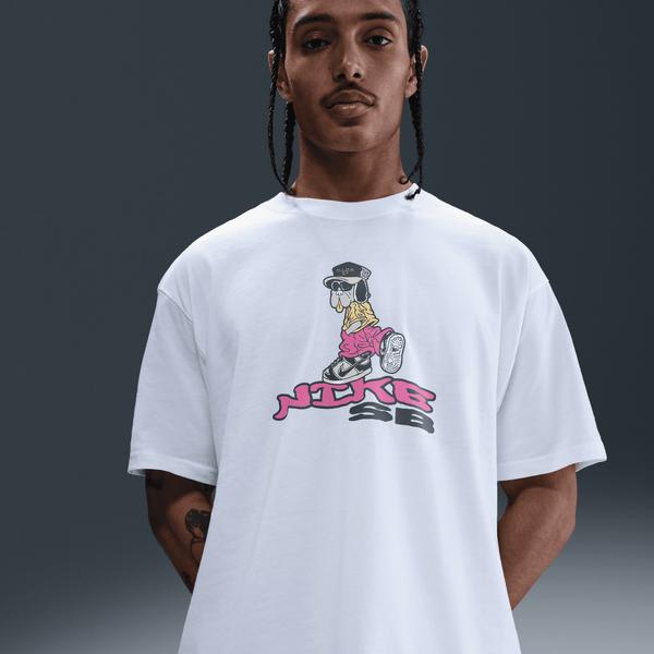 Nike SB Max90 Dog Graphic Skate Tee White-Black Sheep Skate Shop