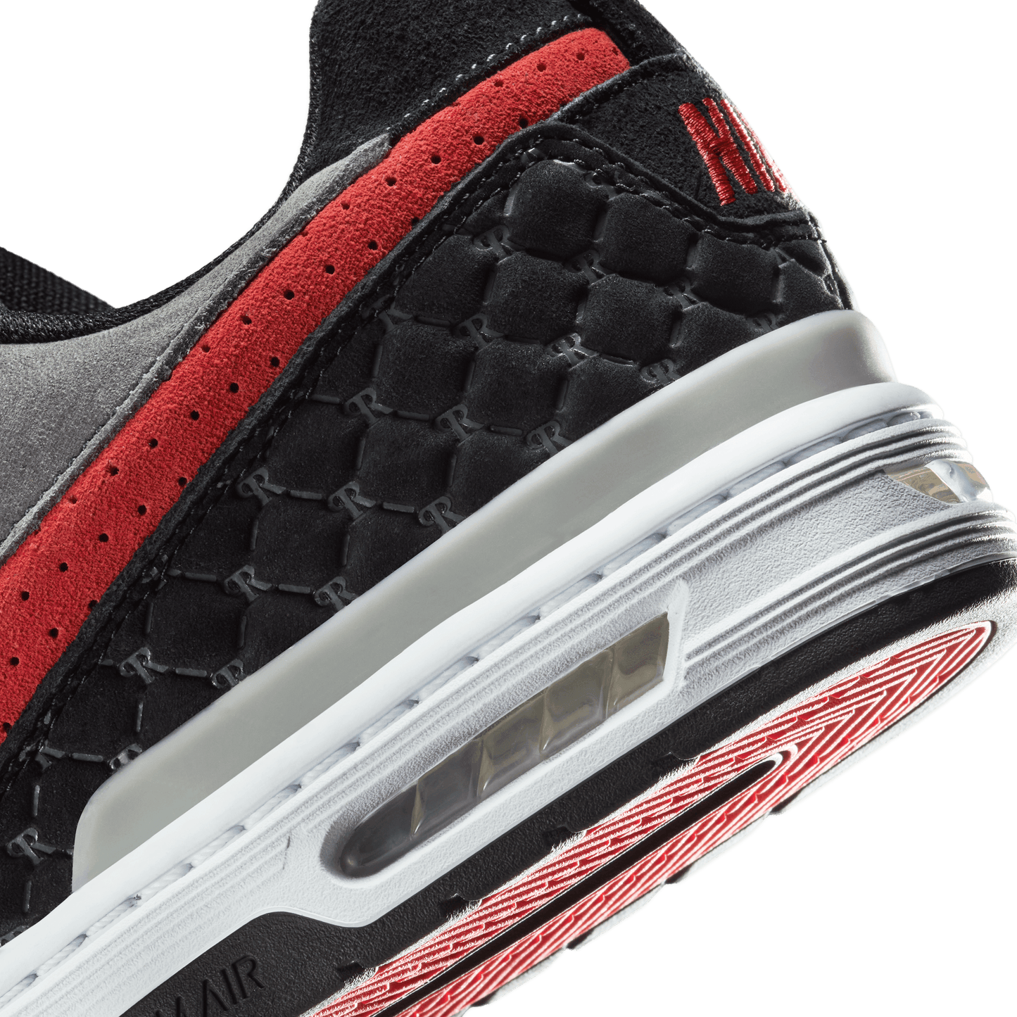 Nike SB Paul Rodriguez P-Rod Zoom Air Low QS Black - Varsity Red - Flint Grey-Black Sheep Skate Shop