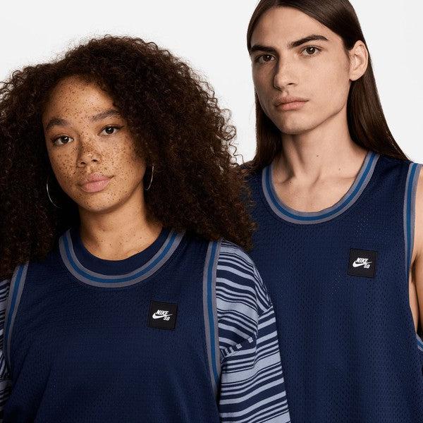Nike SB Reversible Basketball Skate Jersey Midnight Navy - Court Blue-Black Sheep Skate Shop