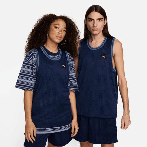 Nike SB Reversible Basketball Skate Jersey Midnight Navy - Court Blue-Black Sheep Skate Shop
