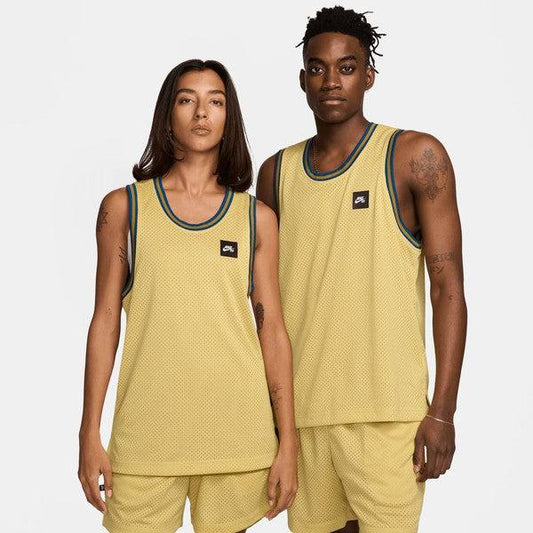 Nike SB Reversible Basketball Skate Jersey Saturn Gold - Bronzine-Black Sheep Skate Shop
