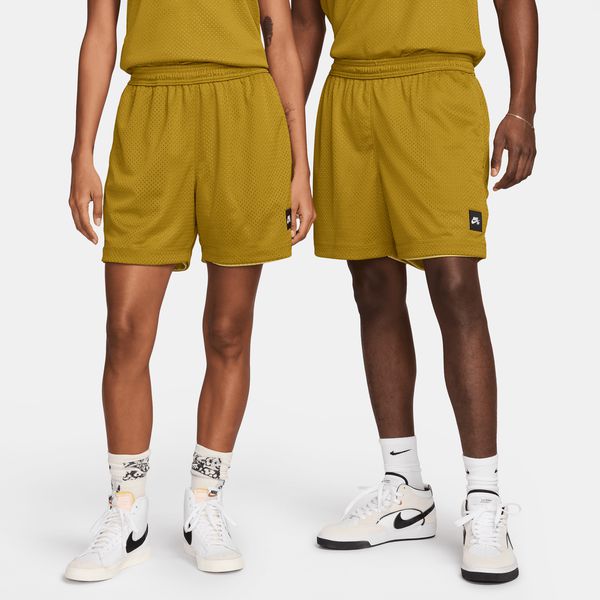 Nike SB Reversible Basketball Skate Shorts Saturn Gold - Bronzine-Black Sheep Skate Shop