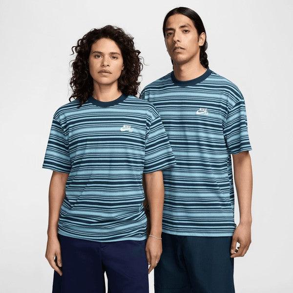 Nike striped tee best sale