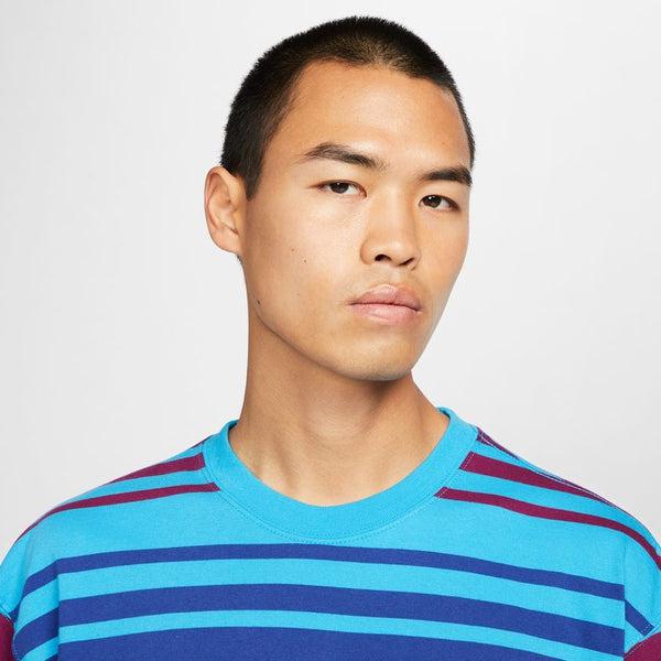 Nike SB Striped Skate T-Shirt Blue-Black Sheep Skate Shop