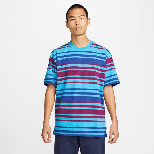 Nike SB Striped Skate T-Shirt Blue-Black Sheep Skate Shop