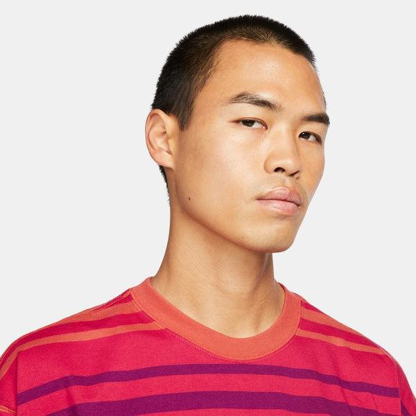 Nike SB Striped Skate T-Shirt Red Clay-Black Sheep Skate Shop
