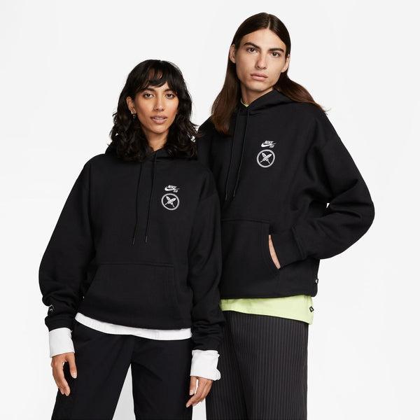 Nike SB Yuto Horigome Fleece Skate Pullover Hoodie Black-Black Sheep Skate Shop