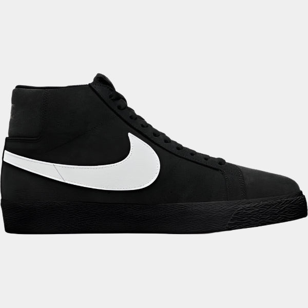 Nike SB Zoom Blazer Mid Black - White - Black-Black Sheep Skate Shop