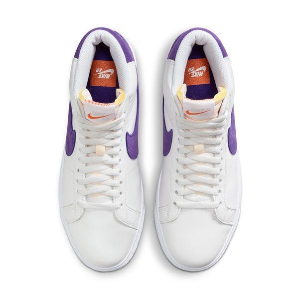 Nike SB Zoom Blazer Mid ISO "Orange Label" White - Court Purple - Gum-Black Sheep Skate Shop