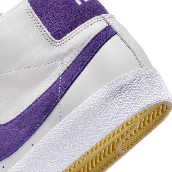 Nike SB Zoom Blazer Mid ISO "Orange Label" White - Court Purple - Gum-Black Sheep Skate Shop