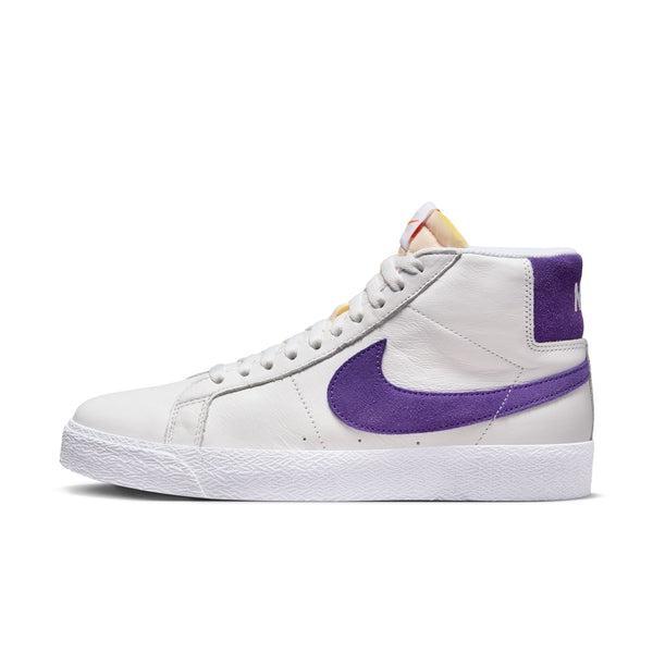 Nike SB Zoom Blazer Mid ISO "Orange Label" White - Court Purple - Gum-Black Sheep Skate Shop