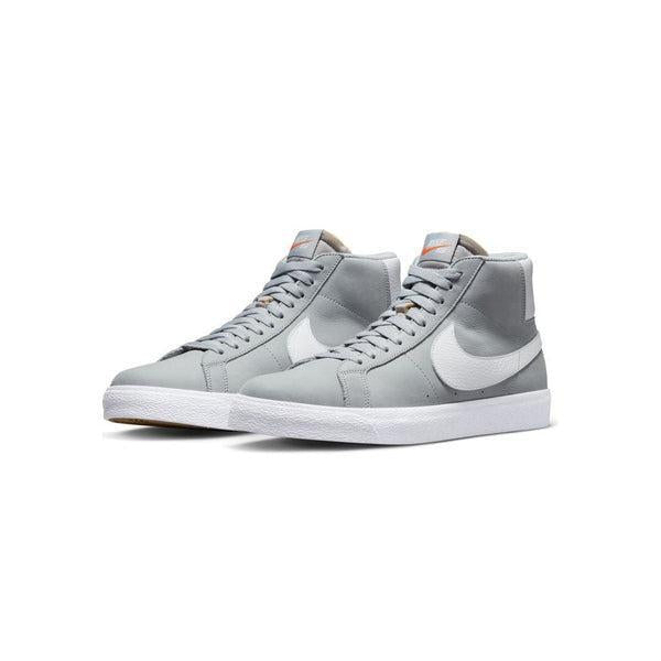 Nike SB Zoom Blazer Mid ISO "Orange Label" Wolf Grey - White-Black Sheep Skate Shop
