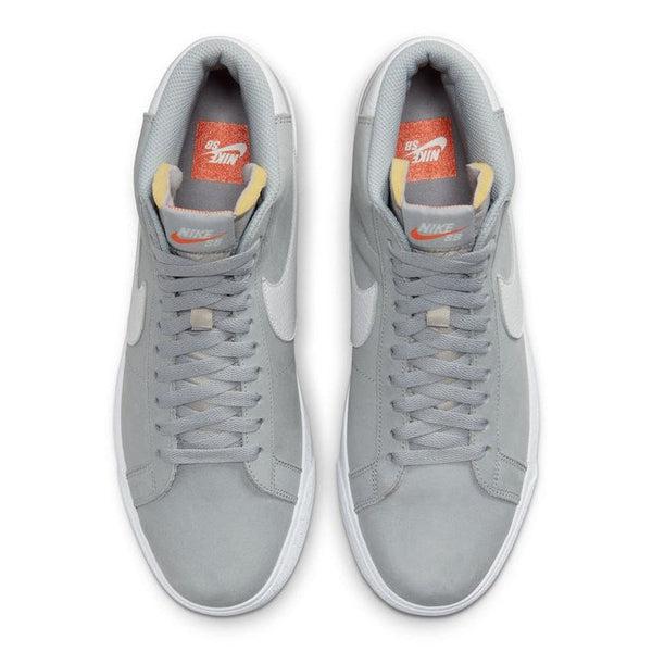 Nike SB Zoom Blazer Mid ISO "Orange Label" Wolf Grey - White-Black Sheep Skate Shop