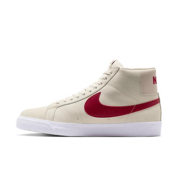 Nike SB Zoom Blazer Mid Pale Ivory - Noble Red - Silt Red - White-Black Sheep Skate Shop