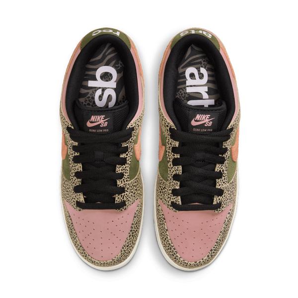 Nike SB x Arts & Rec Dunk Low Pro QS Khaki - Amber - Rough Green - Rust Pink-Black Sheep Skate Shop